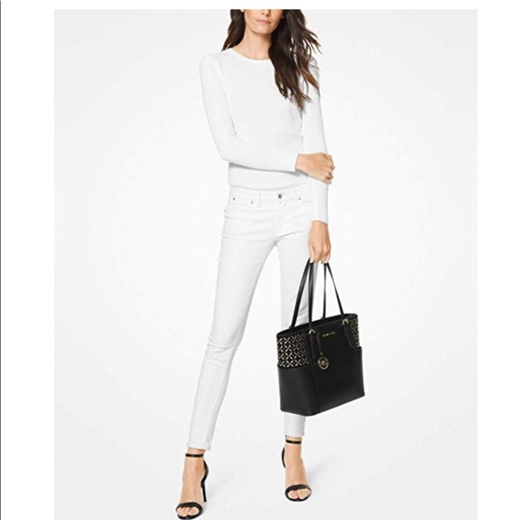 Michael Kors Jet Set Travel Tote - Black - Picture 3 of 4